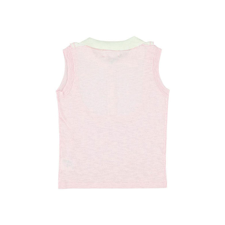 Morley Rose Cricket Uzan Sleeveless Top With Collar