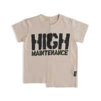 NUNUNU Natural Unbalanced T-Shirt