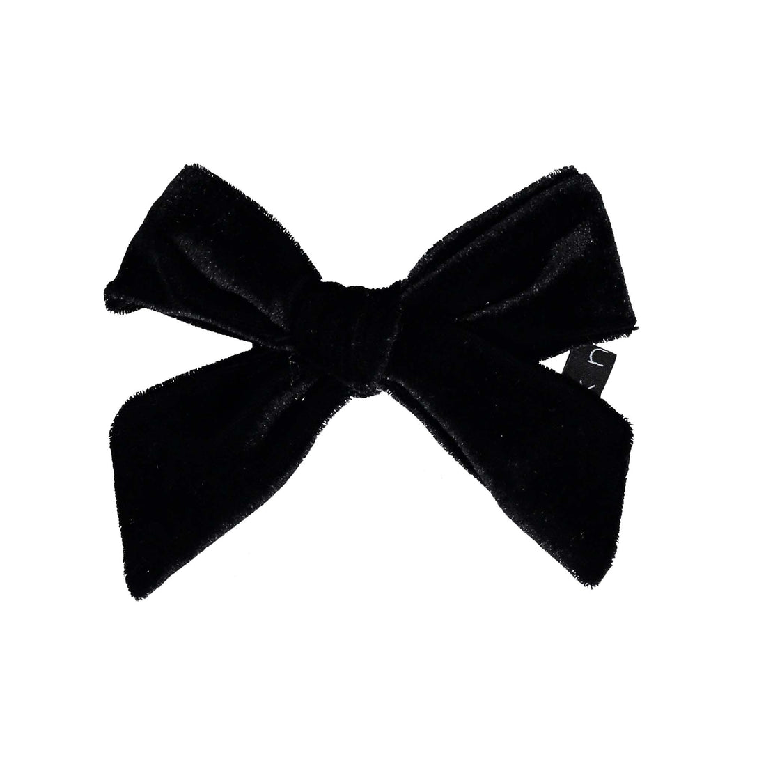 Knot Hairbands Velvet Bow Clip // Black