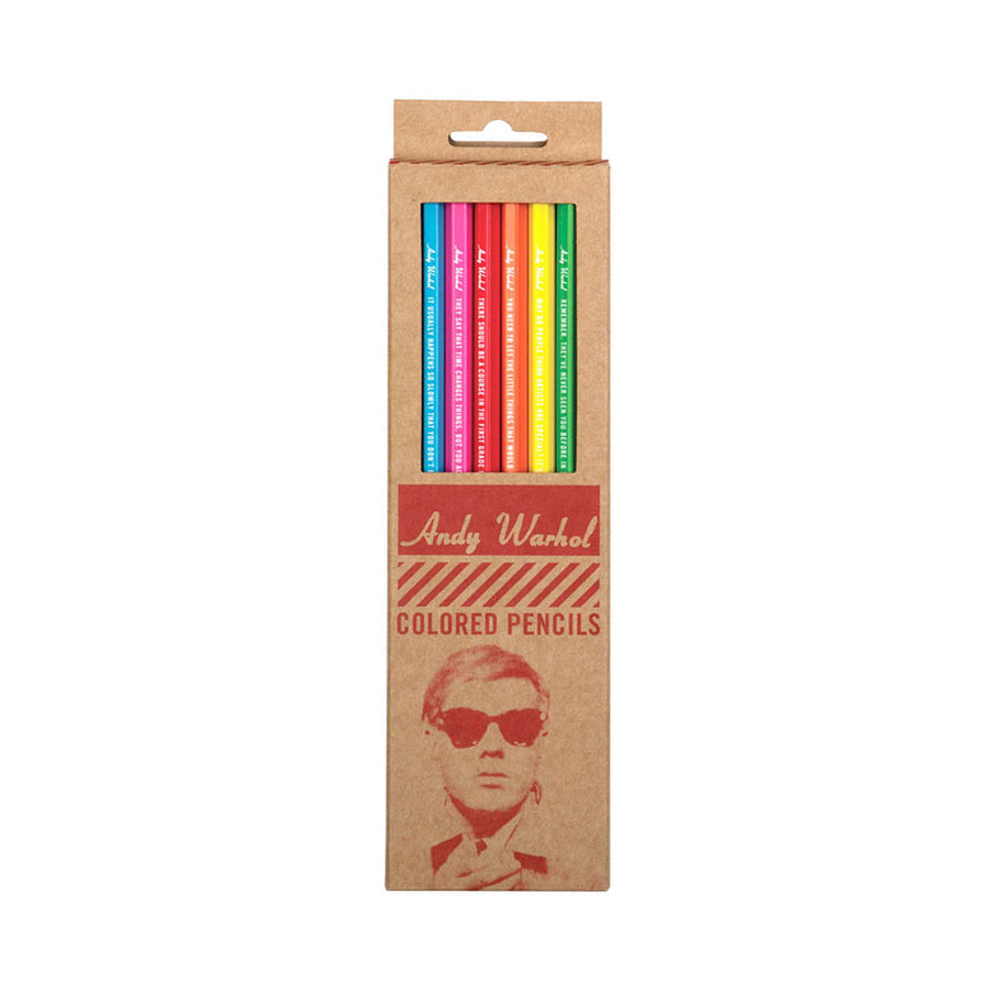 Chronicle Books Andy Warhol Philosophy Colored Pencil Set