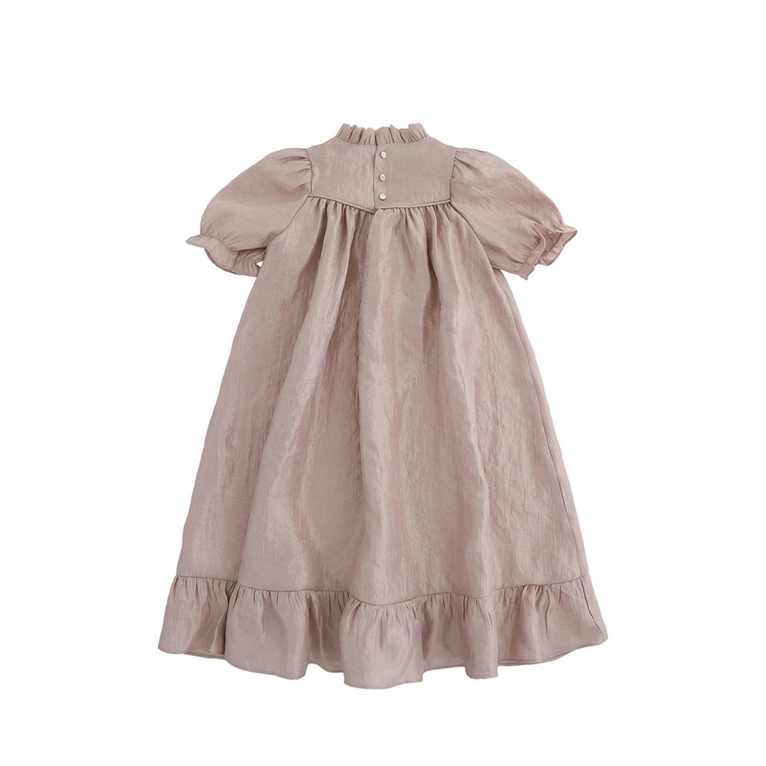 Bene Bene Pink Frill Pearl Dress