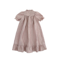 Bene Bene Pink Frill Pearl Dress