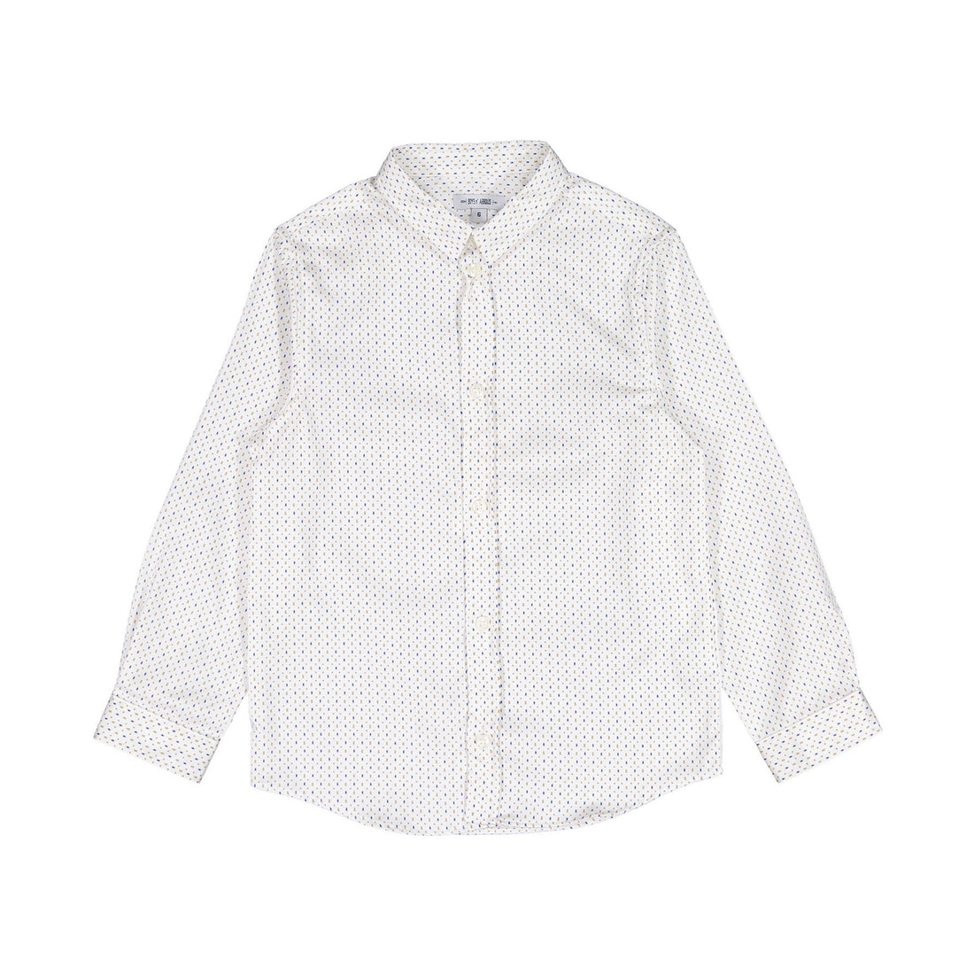 Boys and Arrows White Multicolor Long Sleeve Shirt