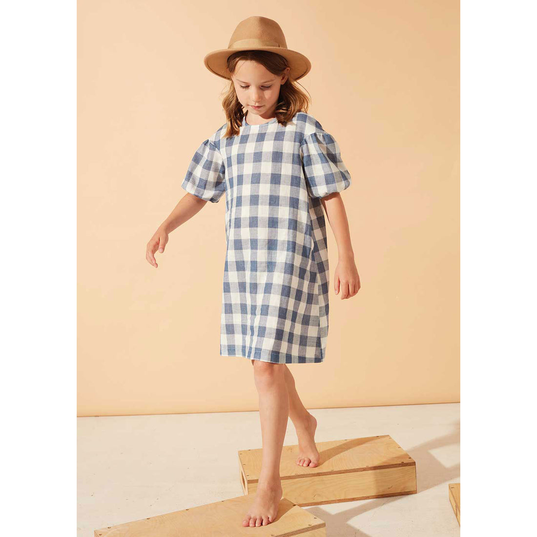 Kids on The Moon Moonlight Puff Dress