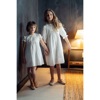 Coco Blanc White Dotted Dress