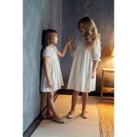 Coco Blanc White Dotted Dress