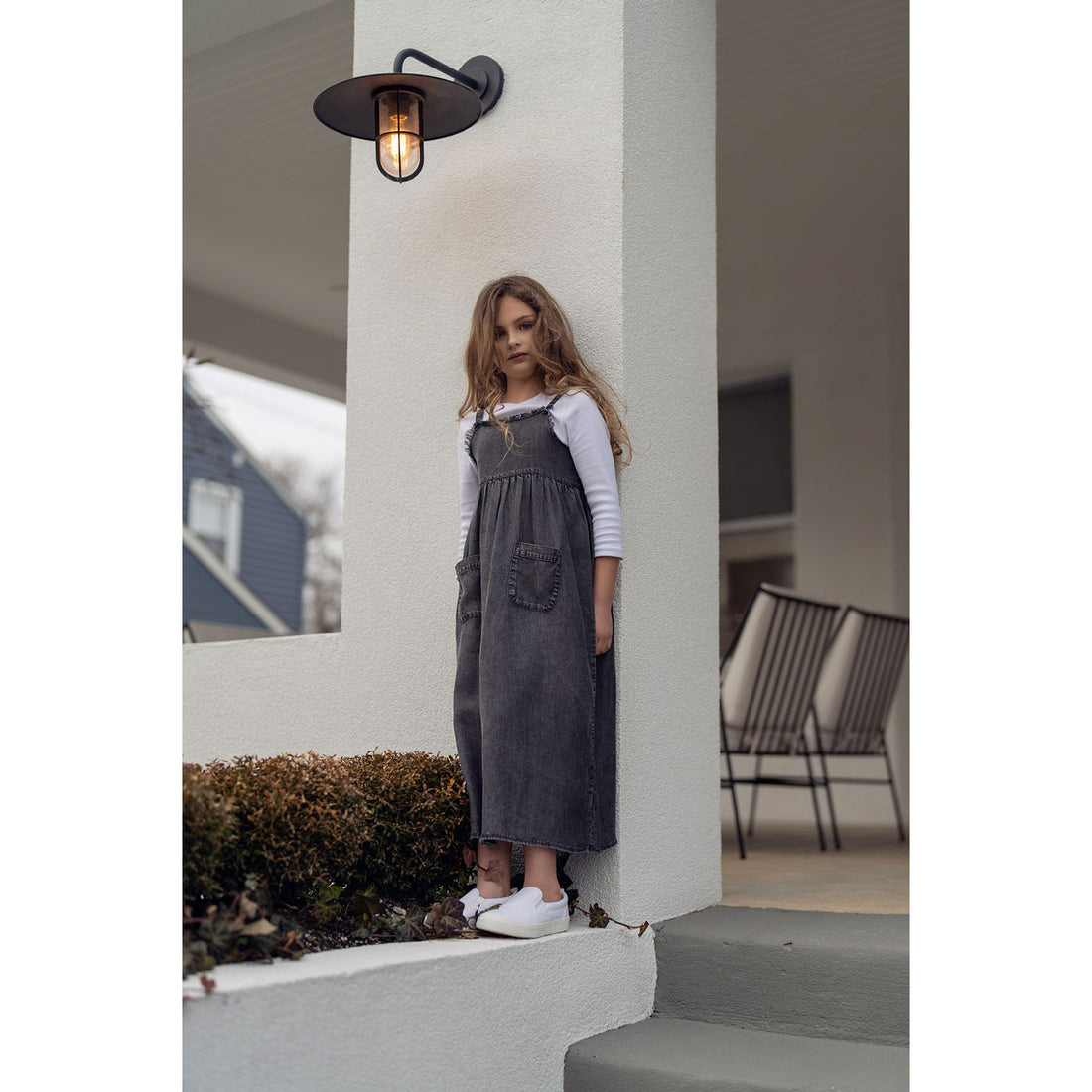 Coco Blanc Black Denim Jumper