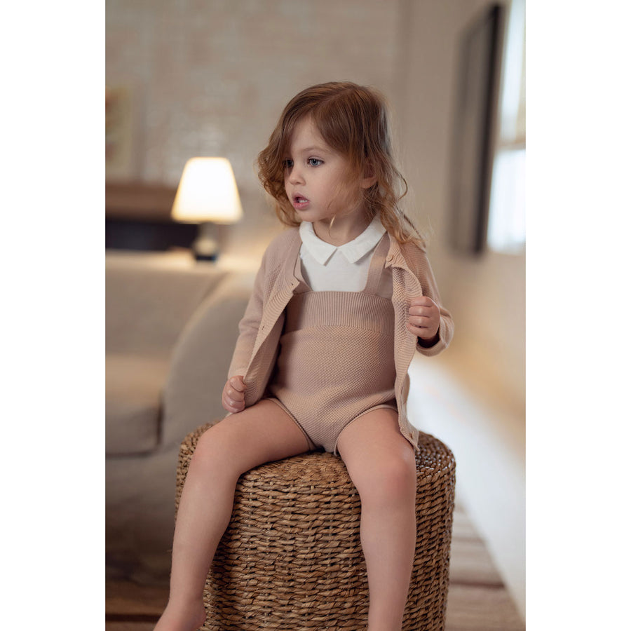 Coco Blanc Mauve Knit Romper