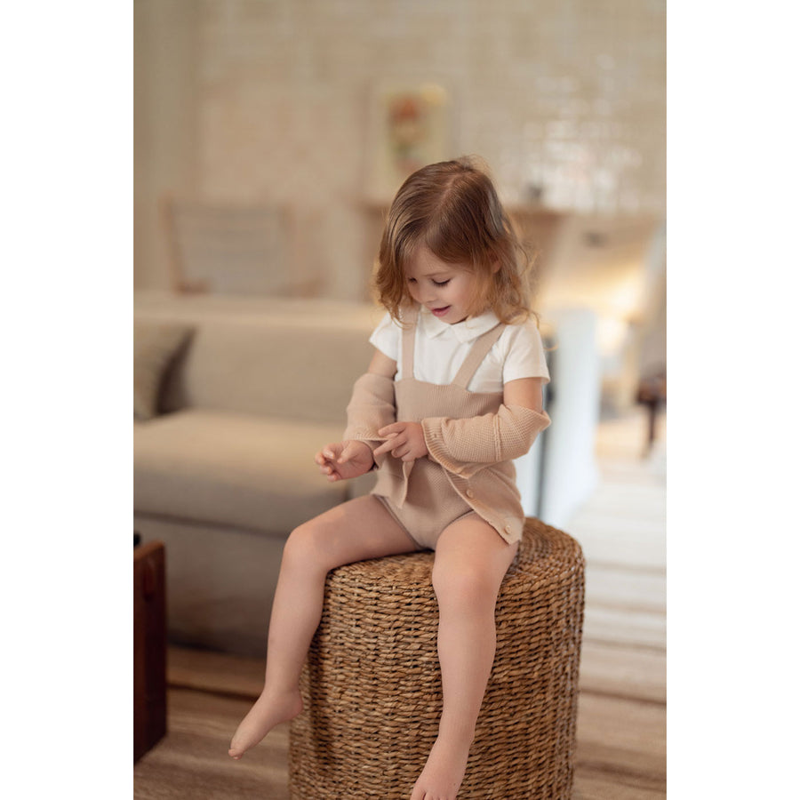 Coco Blanc Mauve Knit Romper