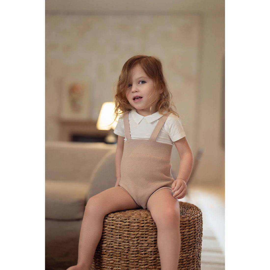 Coco Blanc Mauve Knit Romper