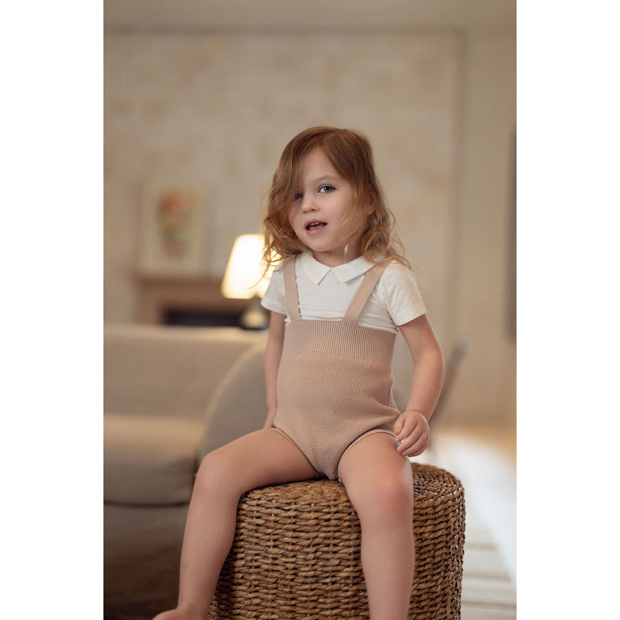 Coco Blanc Mauve Knit Romper