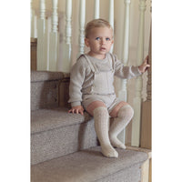 Coco Blanc Oatmeal Chunky Crew Onesie