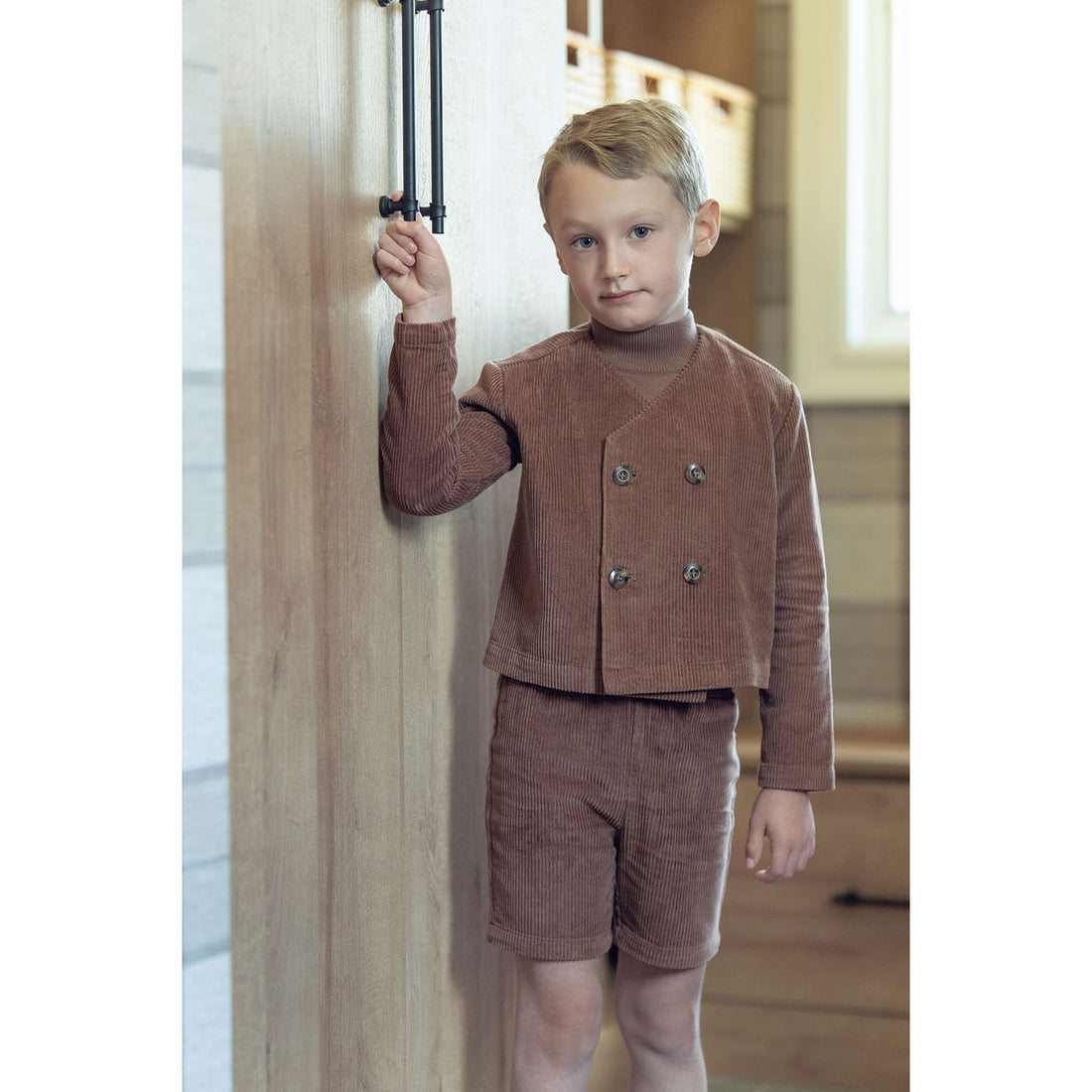 Coco Blanc Camel Corduroy Suit