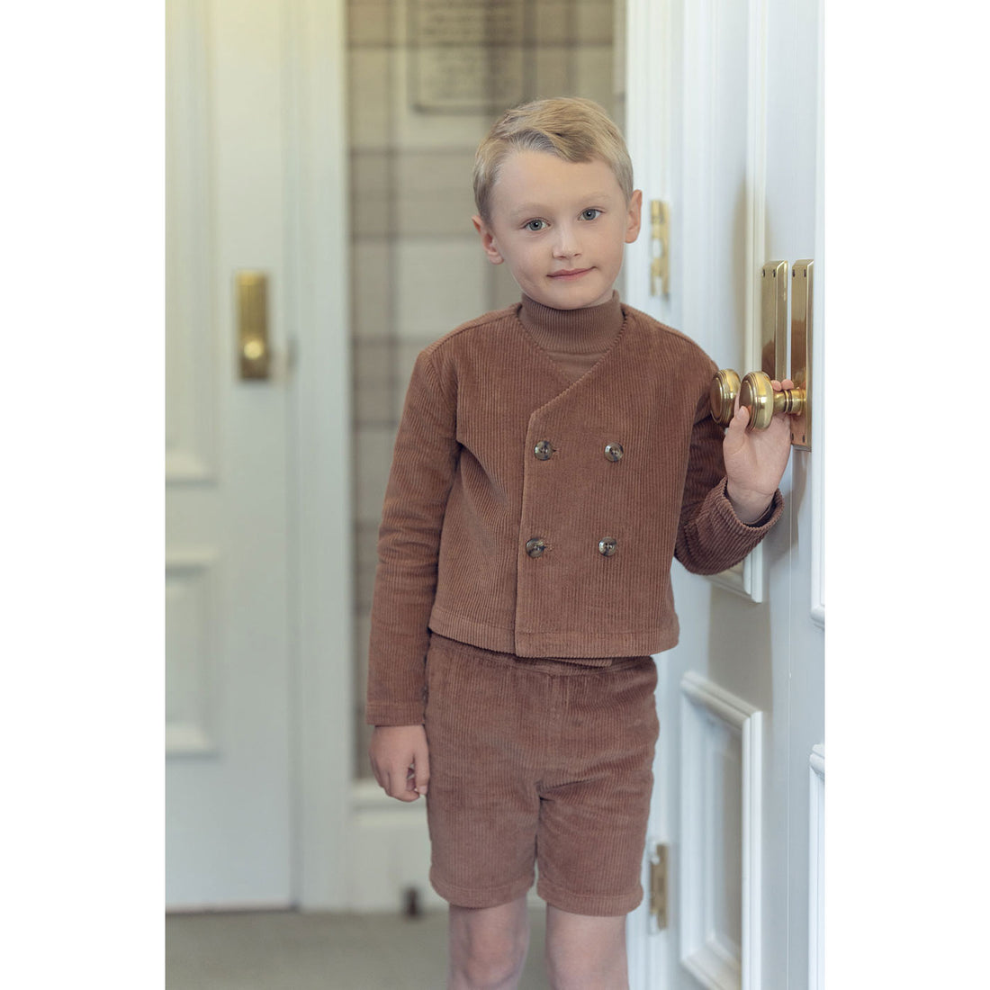 Coco Blanc Camel Corduroy Suit