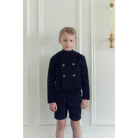 Coco Blanc Black Corduroy Suit