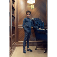 Coco Blanc Blue Knit Polo