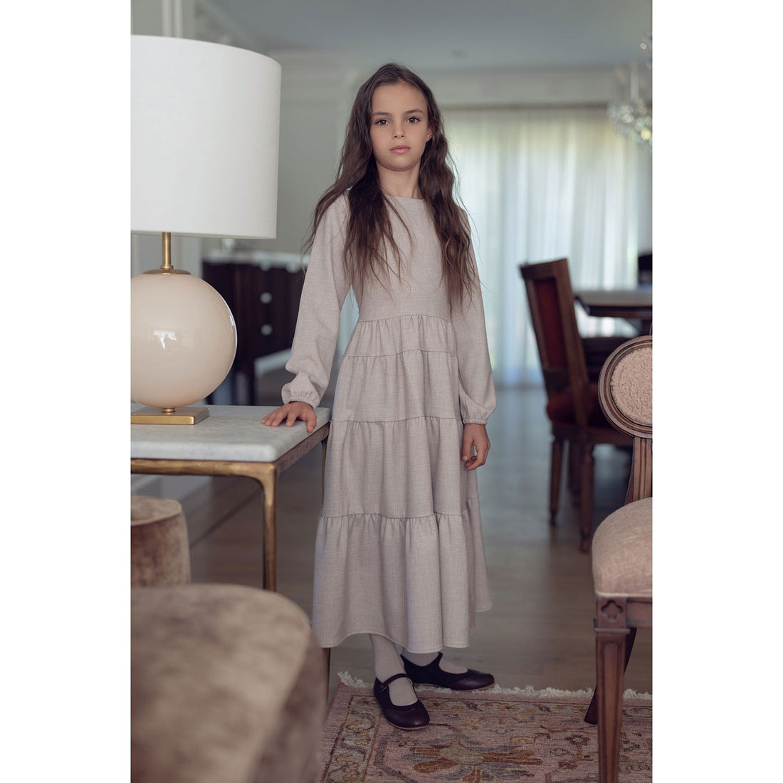 la di da midi dress Diana Striped Midi Dress Demica Dair