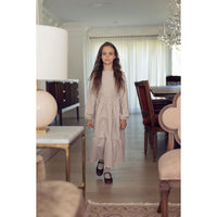Coco Blanc Oatmeal Midi Wool Dress