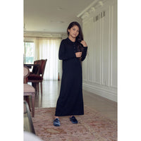 Coco Blanc Black Knit Polo Maxi