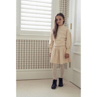 Coco Blanc Sand Sweatshirt Skirt