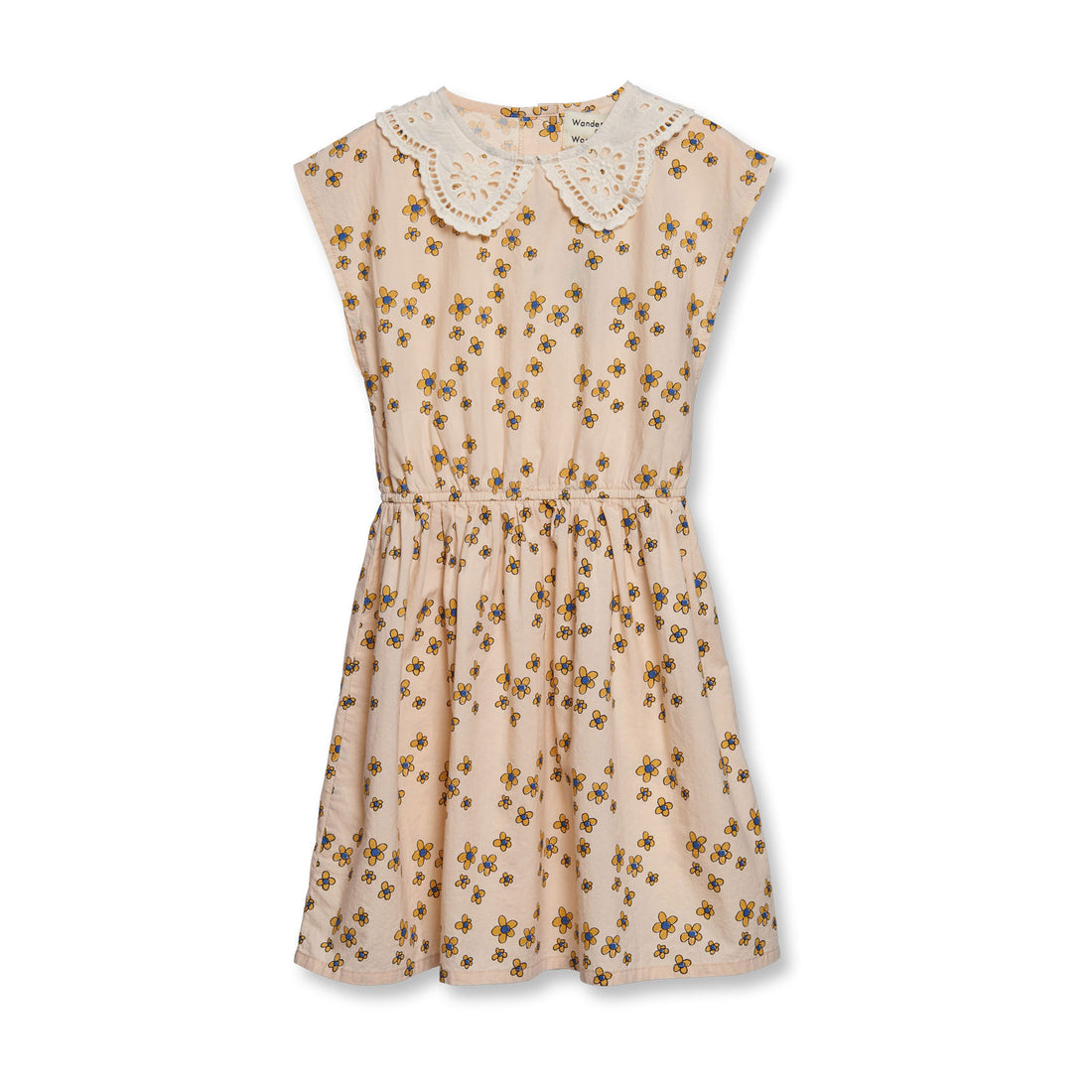 Wander and Wonder Ecru Floral Lupita Dress