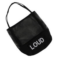 Loud Black Mesh Shopper Bag