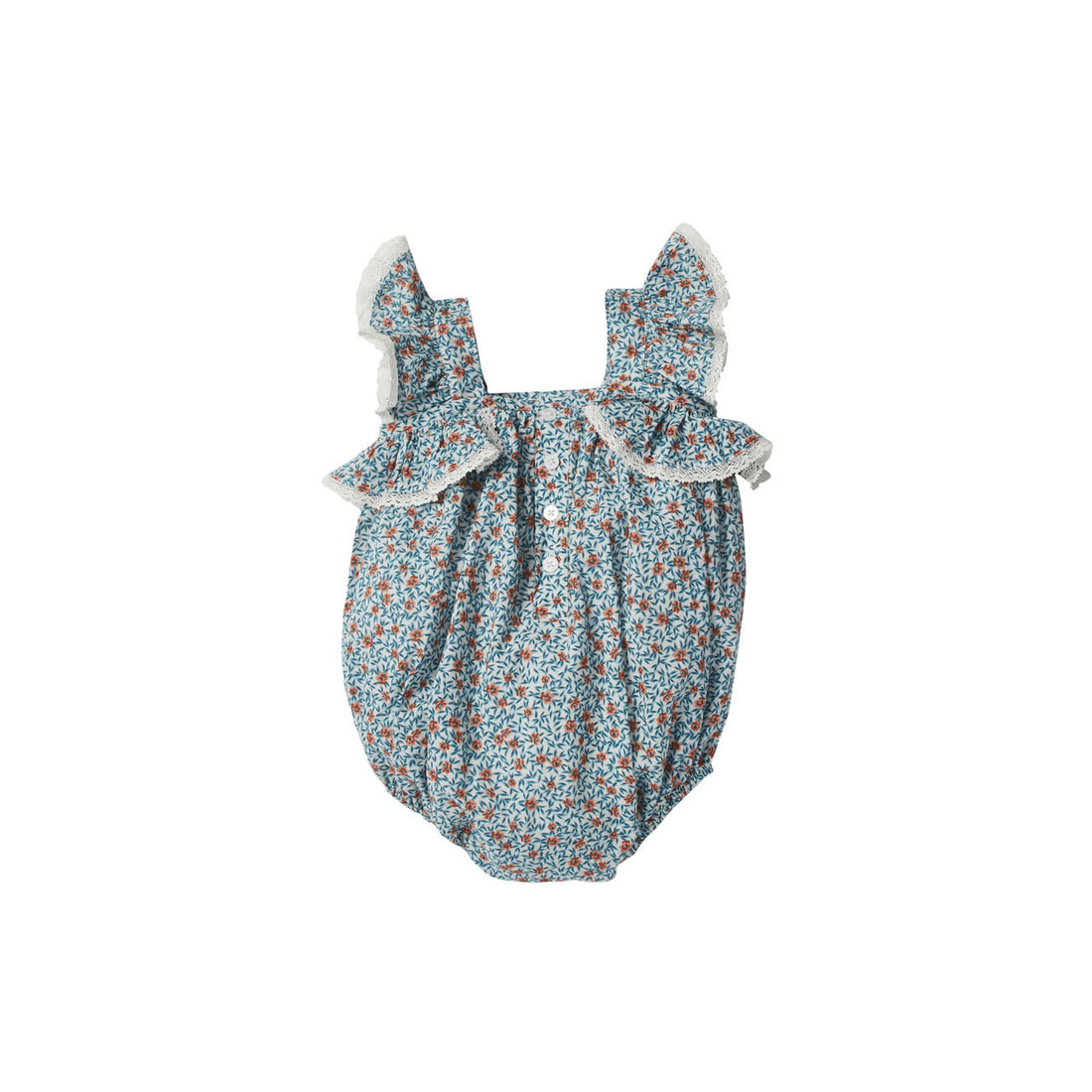 Bonheur du Jour Blue Flowers Abbie Romper