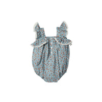 Bonheur du Jour Blue Flowers Abbie Romper