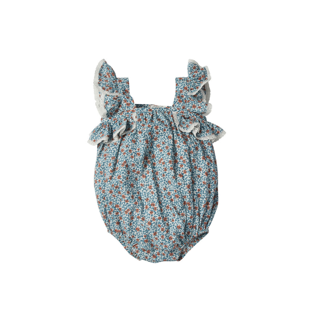 Bonheur du Jour Blue Flowers Abbie Romper
