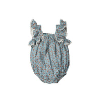 Bonheur du Jour Blue Flowers Abbie Romper