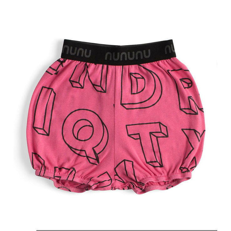 NUNUNU Hot Pink Abc Yoga Pants