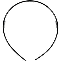 Knot Hairbands Black Acrylic Headband