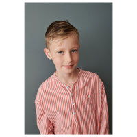 Caramel Red Stripe Adonis Shirt