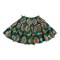 Pink Chicken Allie Skirt - Hunter Green Flower