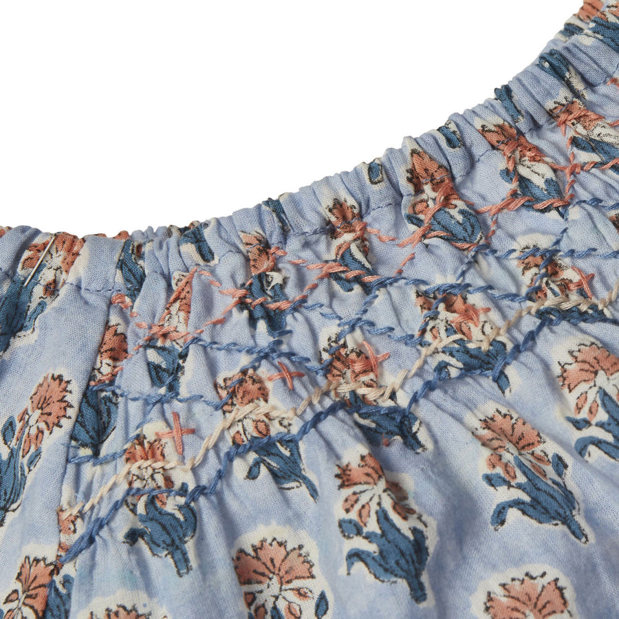 Bonheur du Jour Blue Provence Alina Romper