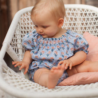 Bonheur du Jour Blue Provence Alina Romper