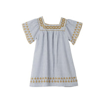 Bonheur du Jour Blue Stripes Amandine Dress