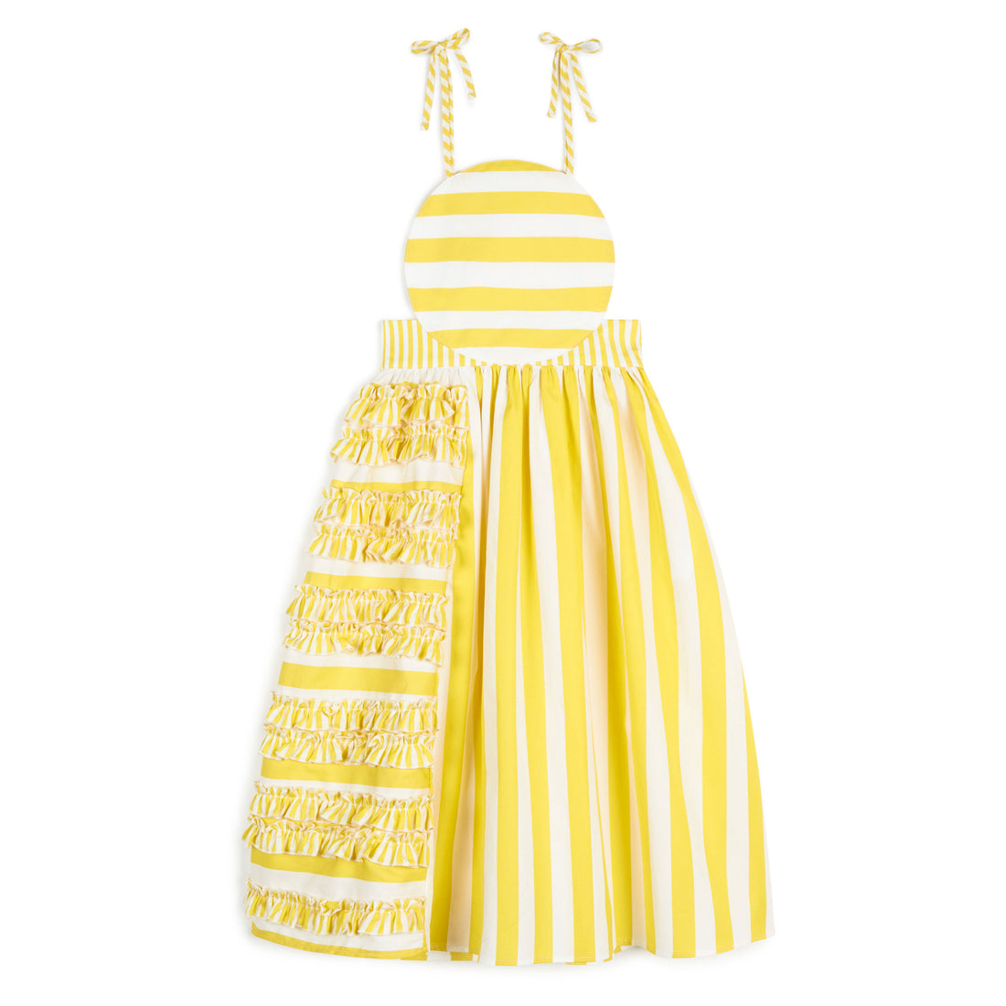 Wolf and Rita Yellow Stripes Amarilis Dress – Ladida