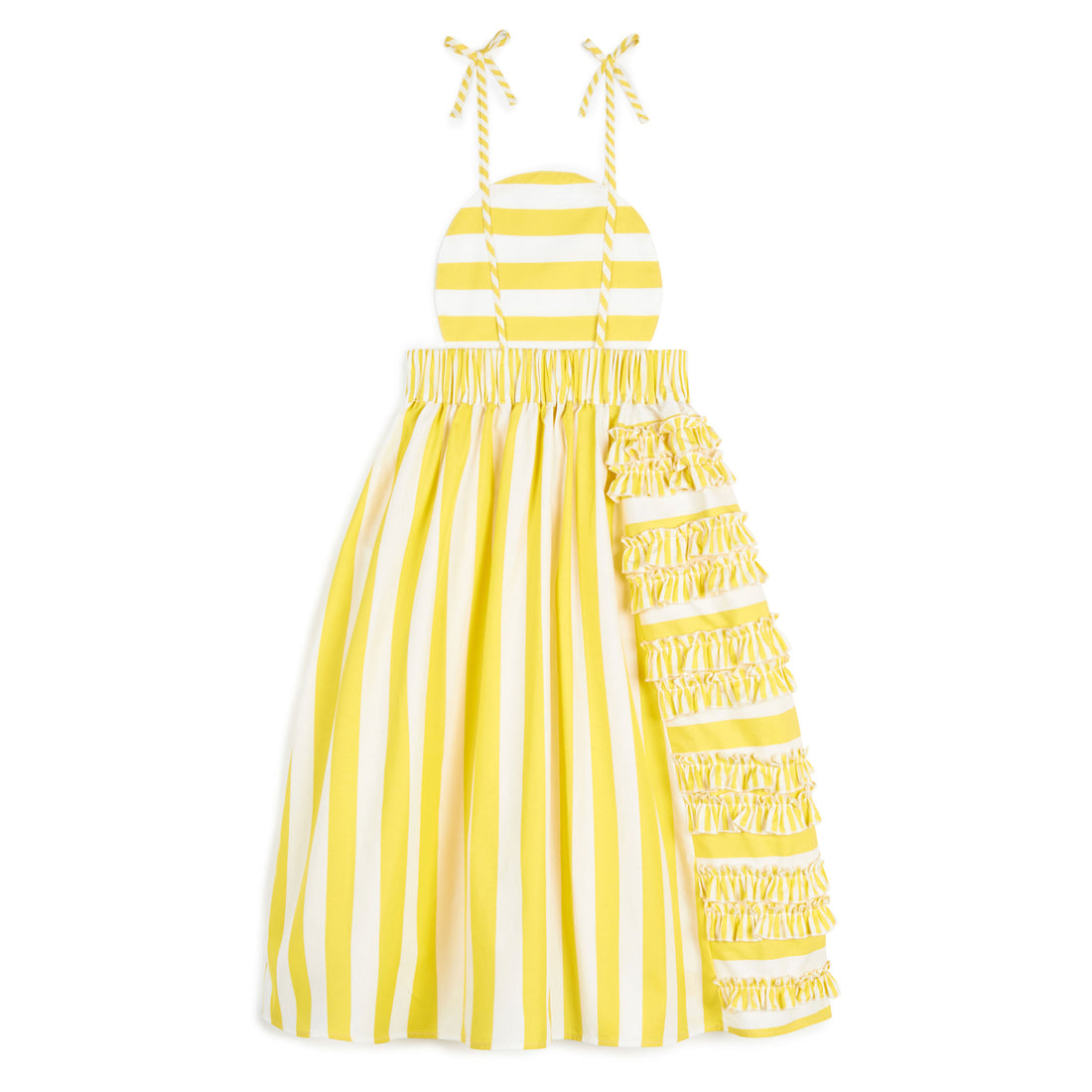 Wolf and Rita Yellow Stripes Amarilis Dress