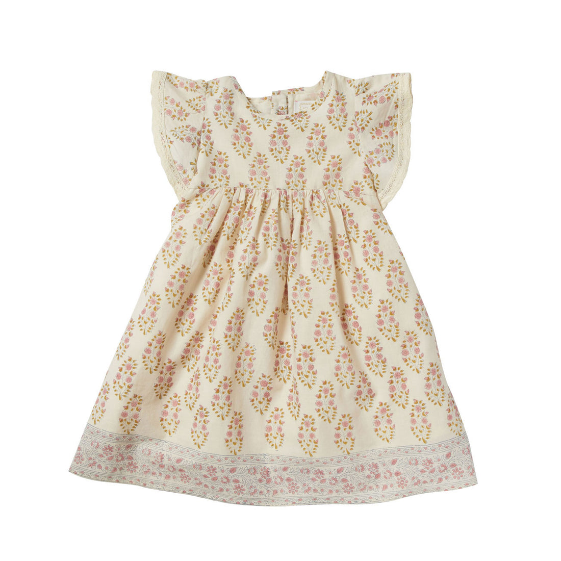 Bonheur du Jour Ecru Rose Amelia Dress