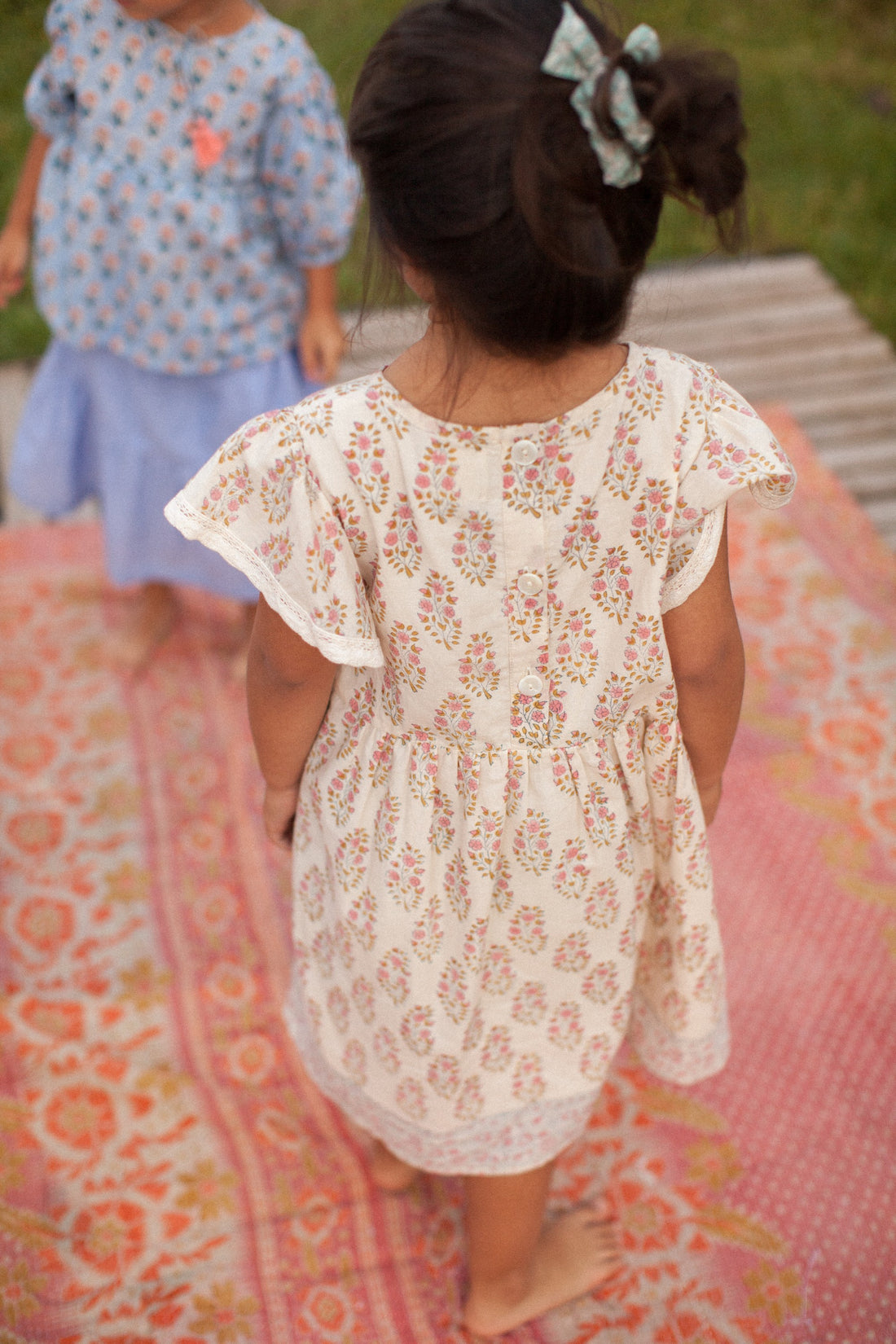Bonheur du Jour Ecru Rose Amelia Dress
