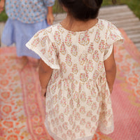 Bonheur du Jour Ecru Rose Amelia Dress