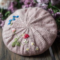 Shirley Bredal Dahlia Strawberry Beret