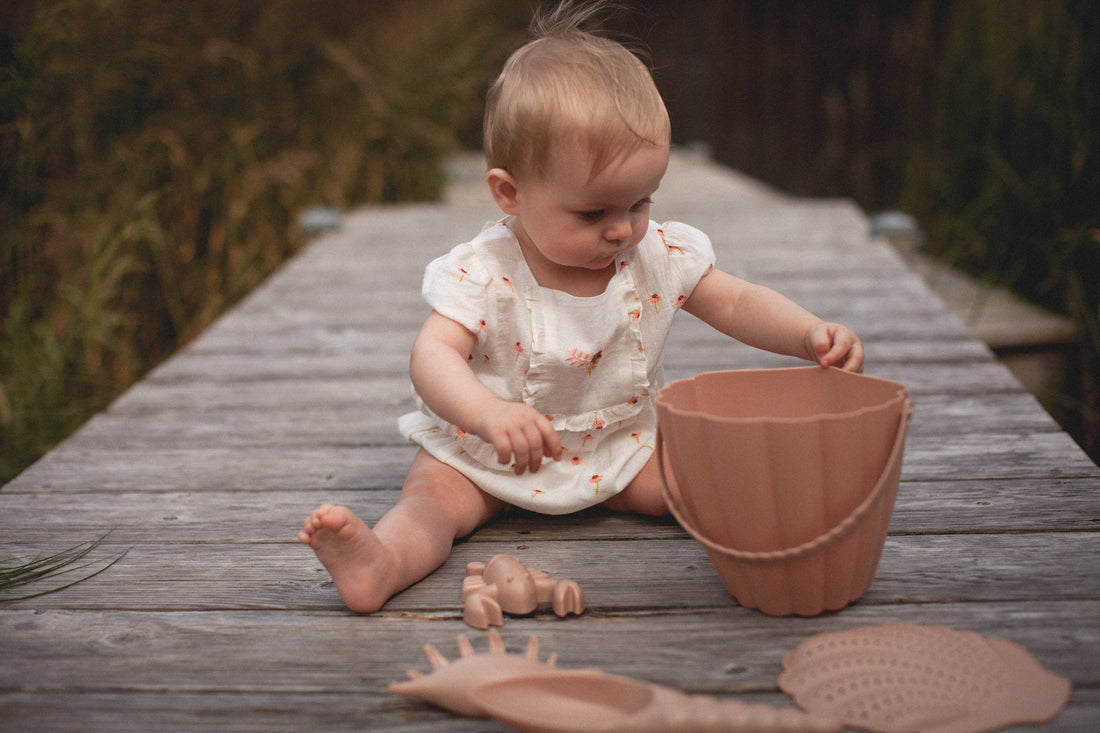 Bonheur du Jour Ivory Anthemis Romper