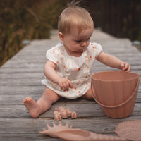 Bonheur du Jour Ivory Anthemis Romper