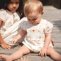 Bonheur du Jour Ivory Anthemis Romper