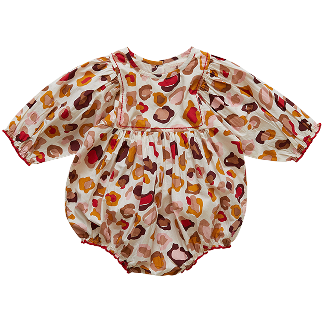 Pink Chicken Arianna Bubble - Multi Leopard