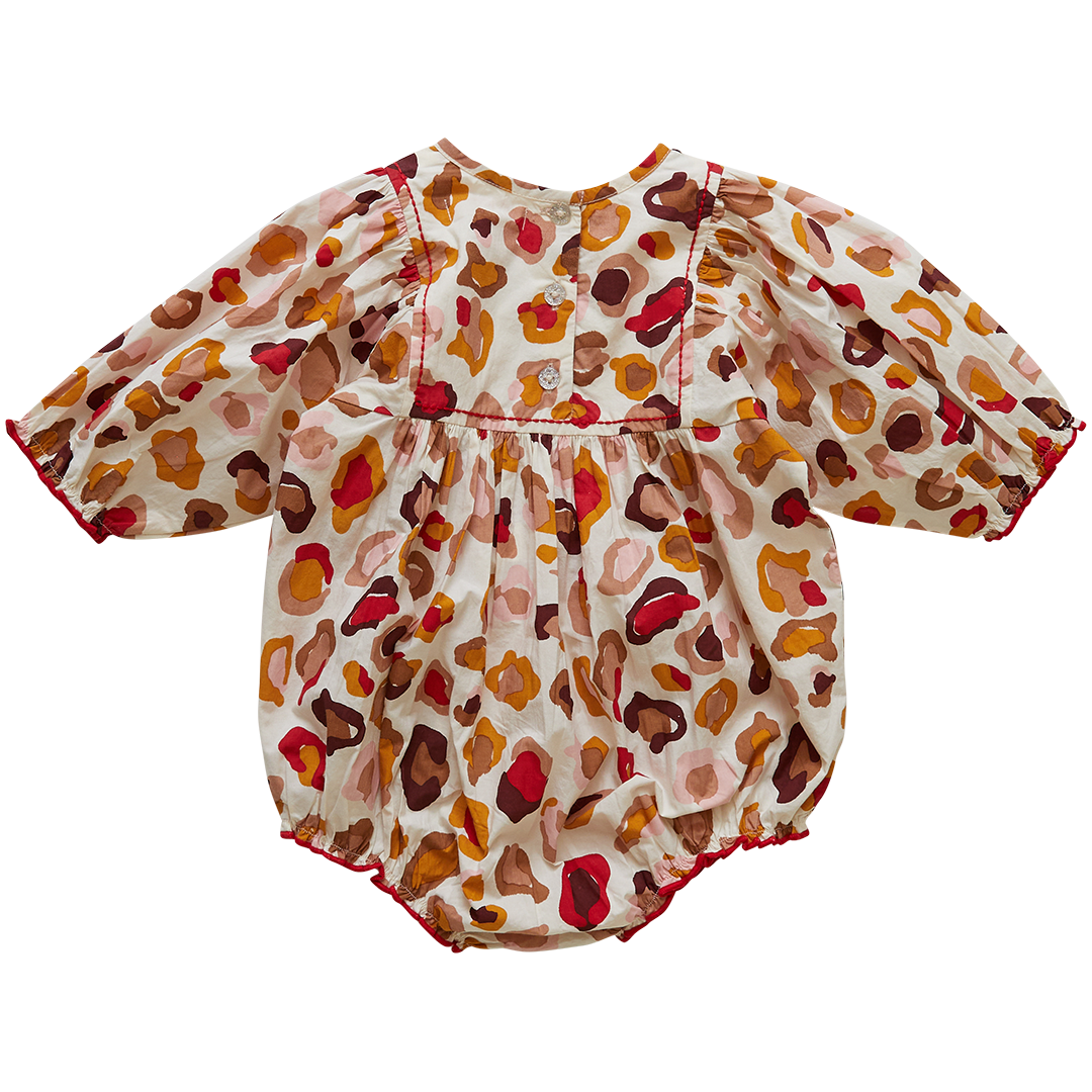 Pink Chicken Arianna Bubble - Multi Leopard