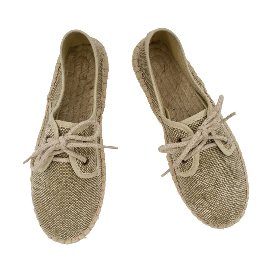 Omibia Beige Hand Made Espadrilles
