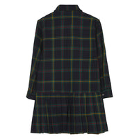 Finger in the Nose Ashton Green Checkers Buttoned Dress